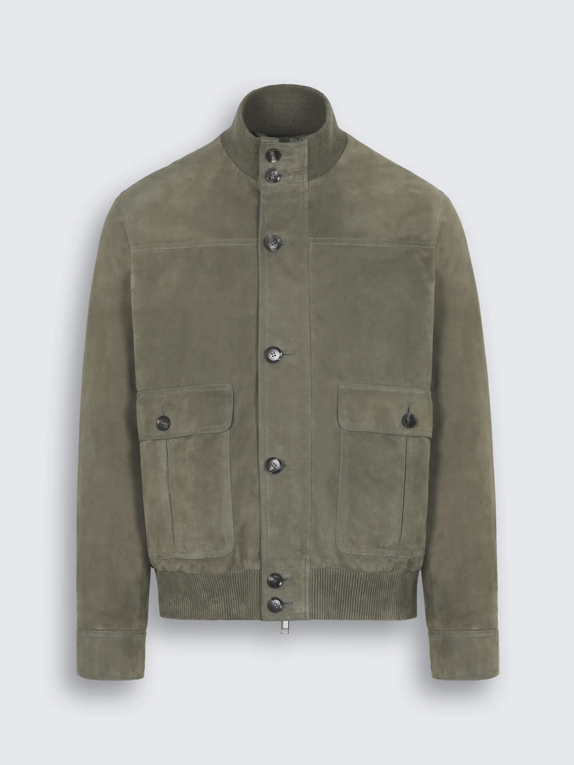 Clearance Brioni Aqua green suede 75 Blouson
