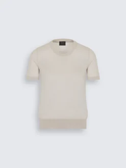 Sale Brioni Beige cashmere and silk T-shirt