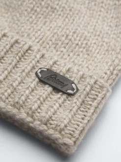 Outlet Brioni cashmere beanie Beige