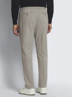 Hot Brioni cotton and cashmere Melbourne trousers Beige