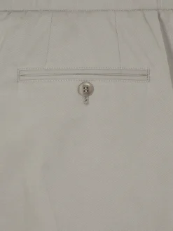 Hot Brioni cotton and cashmere Melbourne trousers Beige