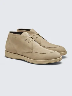 Hot Brioni suede Journey desert boots Beige