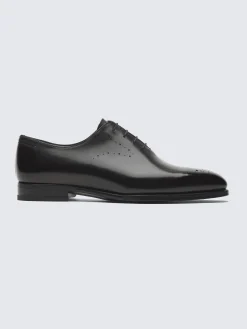 New Brioni calf leather Elysium oxford shoes Black