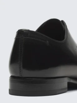 New Brioni calf leather Elysium oxford shoes Black