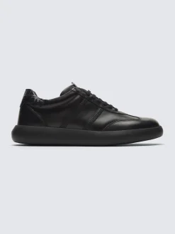 Clearance Brioni calfskin and alligator Olympia sneakers Black