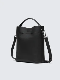 Hot Brioni calfskin top handle bag Black