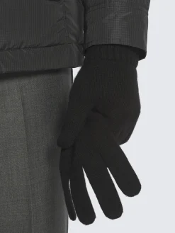 New Brioni cashmere gloves Black
