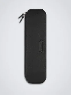 Discount Brioni grained leather tie case Black