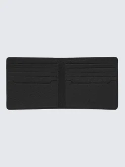 New Brioni grained leather wallet Black