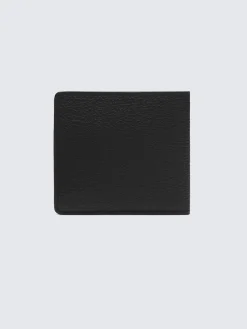 New Brioni grained leather wallet Black
