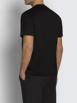 Discount Brioni logo cotton T-shirt Black