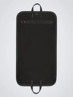 Best Brioni nylon and grained leather garment bag Black