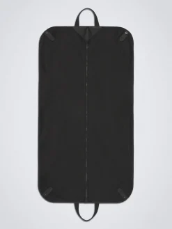 Best Brioni nylon and grained leather garment bag Black