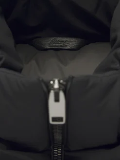 Online Brioni quilted and padded vest in technical wool Black