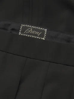 New Brioni responsible wool Positano trousers Black