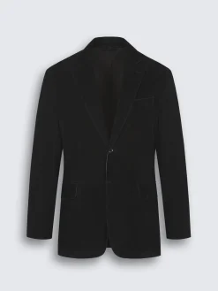 Outlet Brioni Black suede Monti blazer