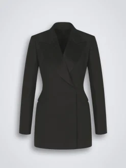 Discount Brioni wool and silk Flaminia double-breasted jacket Black