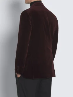 Clearance Brioni cotton velvet Virgilio jacket Bordeaux