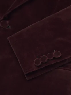 Clearance Brioni cotton velvet Virgilio jacket Bordeaux