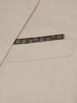 Discount Brioni and white micro motif silk pocket square Brown