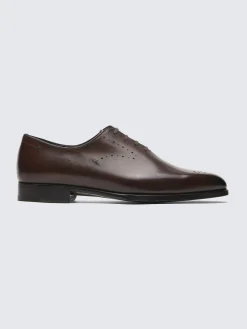 Sale Brioni calf leather Elysium oxford shoes Brown