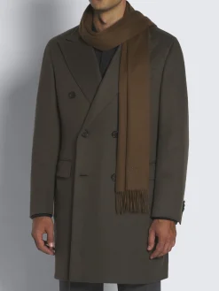 Outlet Brioni cashmere scarf Brown