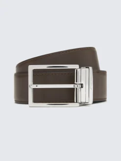 Hot Brioni leather belt Brown
