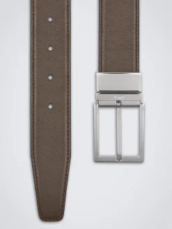 Hot Brioni leather belt Brown