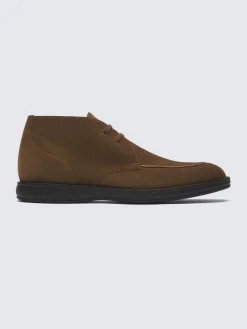 Fashion Brioni suede Journey desert boots Brown