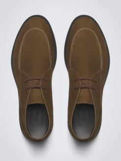Fashion Brioni suede Journey desert boots Brown