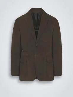 Hot Brioni suede Travel jacket Brown