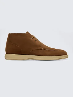 New Brioni suede Journey desert boots Burnt brown
