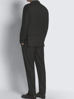 Online Brioni houndstooth wool Plume suit Charcoal grey