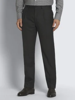 Online Brioni houndstooth wool Plume suit Charcoal grey