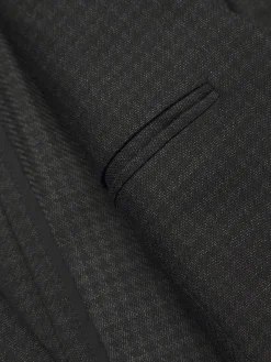 Online Brioni houndstooth wool Plume suit Charcoal grey