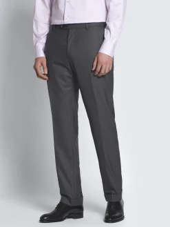 Fashion Brioni pinstriped herringbone Utopia Super 220's wool Brunico suit Charcoal grey