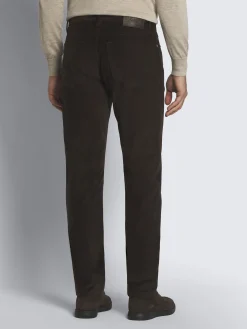 Best Brioni cotton corduroy Meribel trousers Dark brown