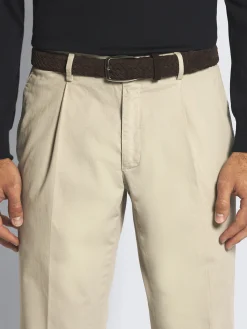 Online Brioni nubuck braided belt Dark brown