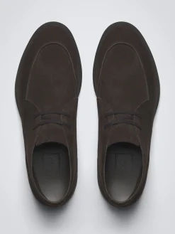 Outlet Brioni suede Journey desert boots Dark brown