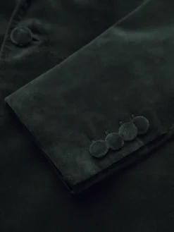 Hot Brioni cotton velvet Virgilio jacket Dark green