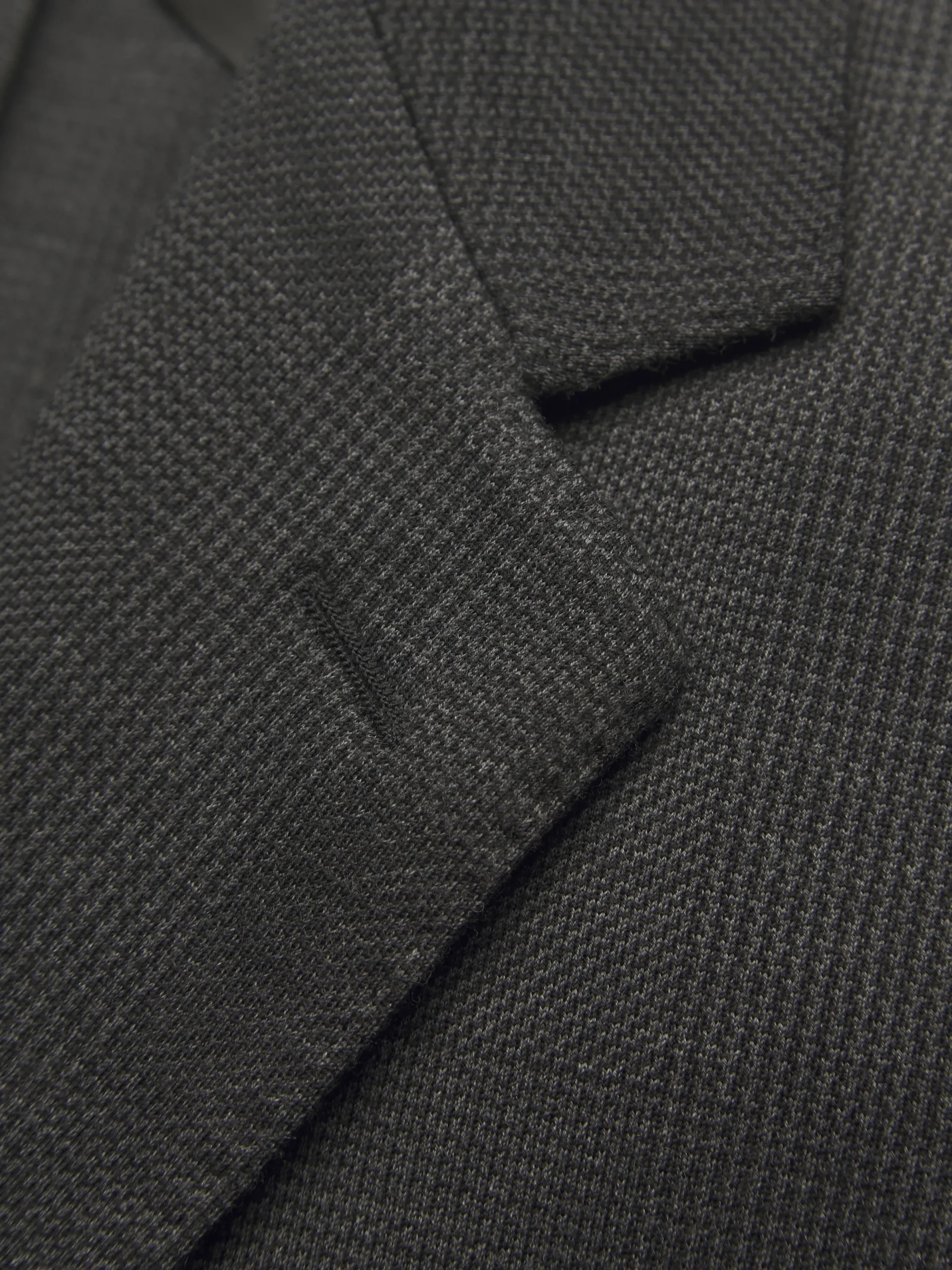 Best Brioni and black wool glen plaid jersey blazer Dark grey