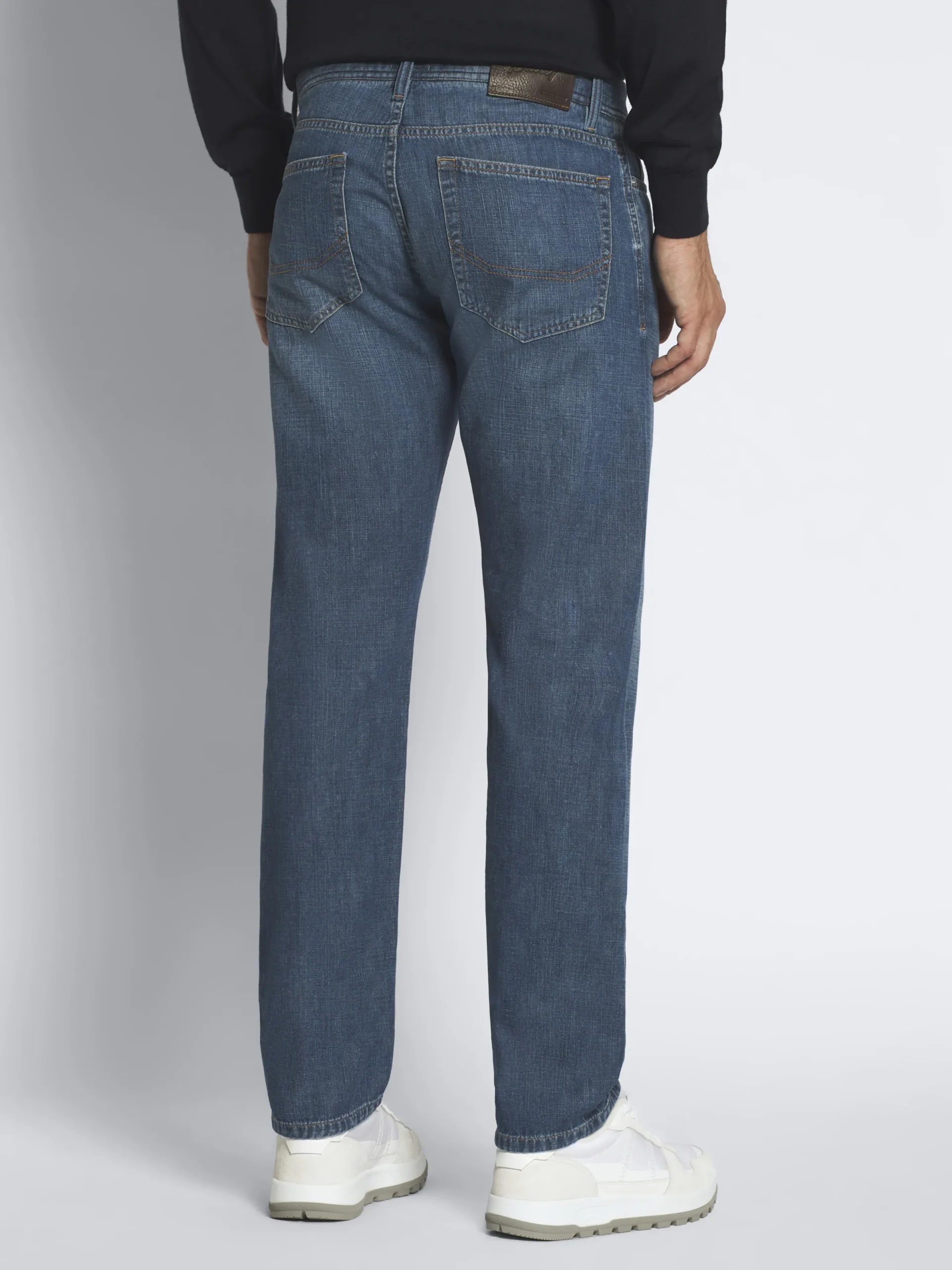 Fashion Brioni cotton Meribel selvedge jeans Denim blue