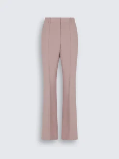 Outlet Brioni Dusty pink silk flare trousers