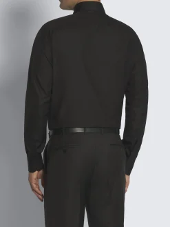 Outlet Brioni Essential cotton formal shirt Black