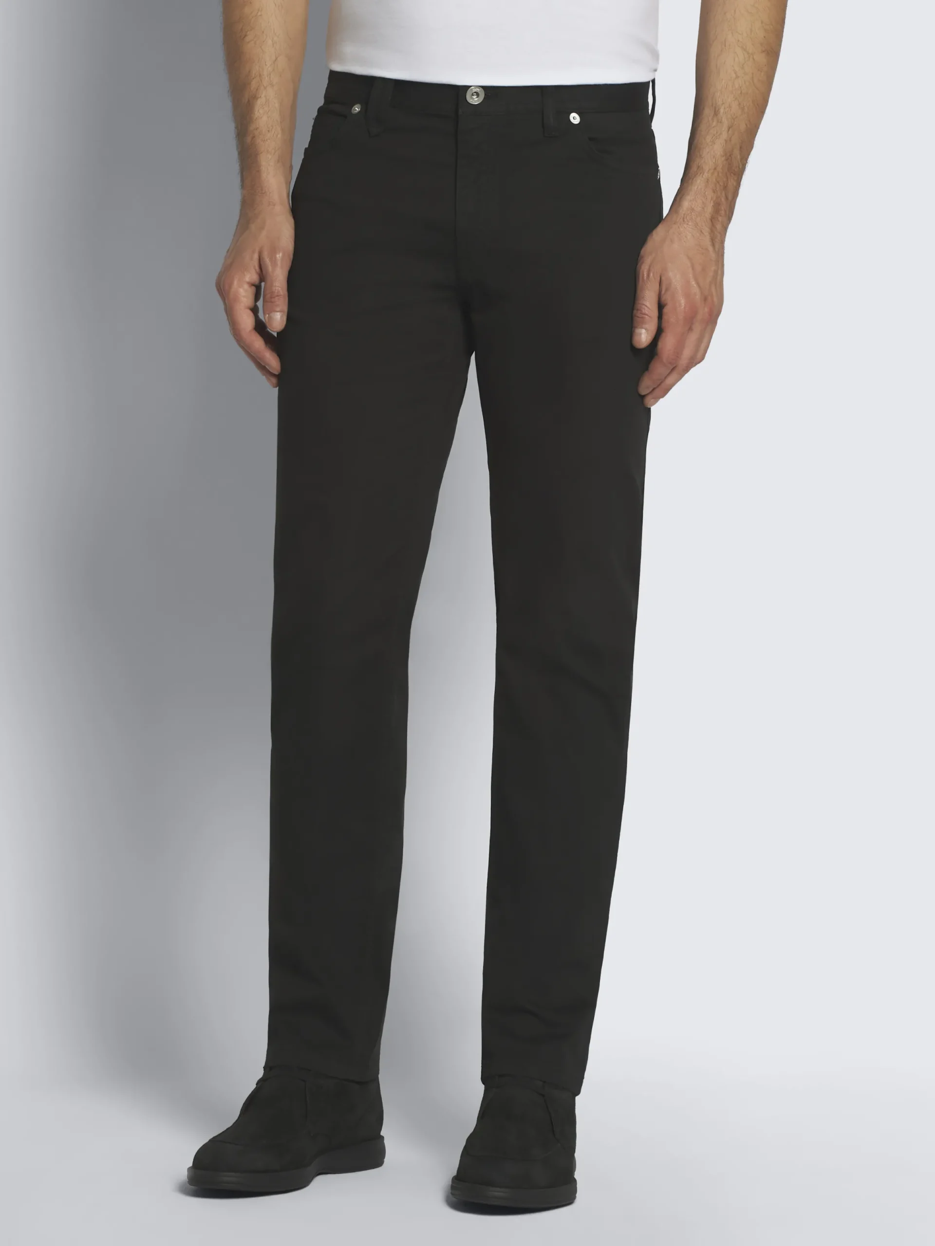 Outlet Brioni Essential organic stretch cotton Meribel jeans Black