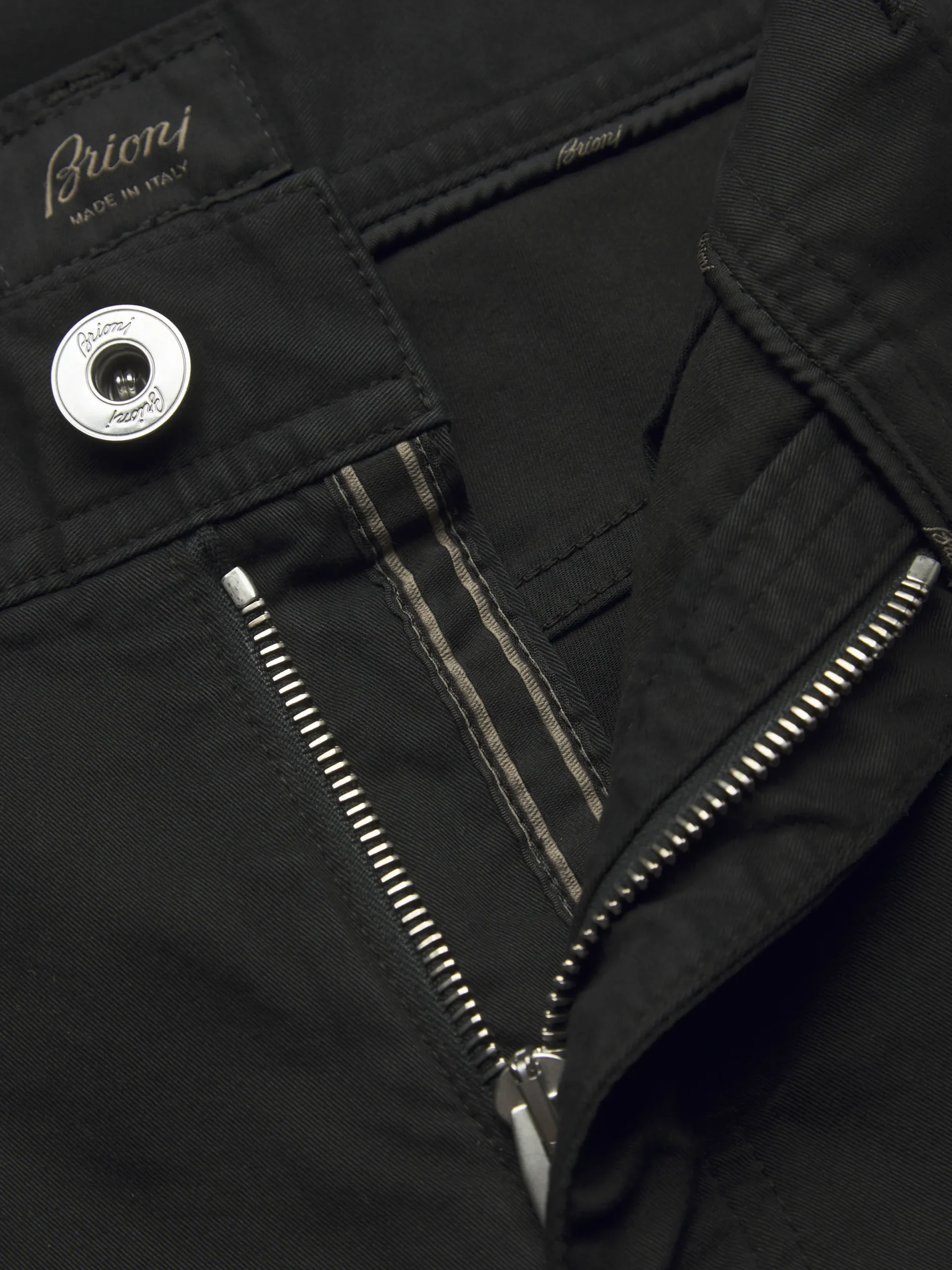 Outlet Brioni Essential organic stretch cotton Meribel jeans Black