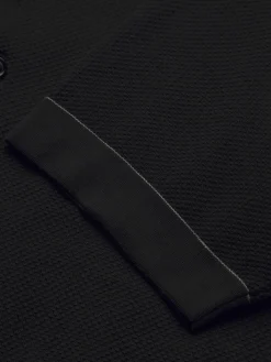 Outlet Brioni Essential Sea Island cotton polo Black