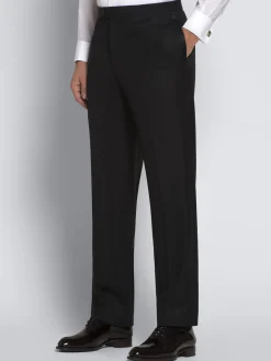 Hot Brioni Essential black Super 160's wool Policleto tuxedo