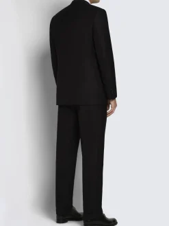 Best Brioni Essential Super 160's wool Brunico suit Black