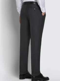 New Brioni Essential charcoal grey Super 160's wool gabardine Brunico suit